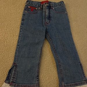 Betsy Johnson girl heart jeans